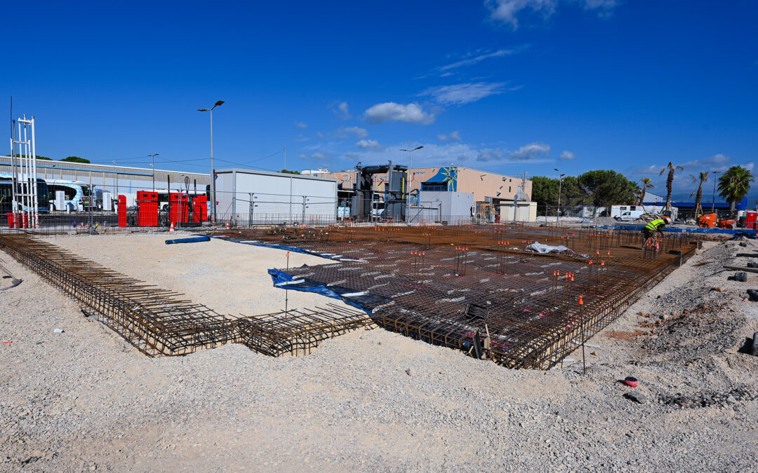 Pose de la première pierre de la station d’hydrogène « Cannes Lérins Hydrogène » !