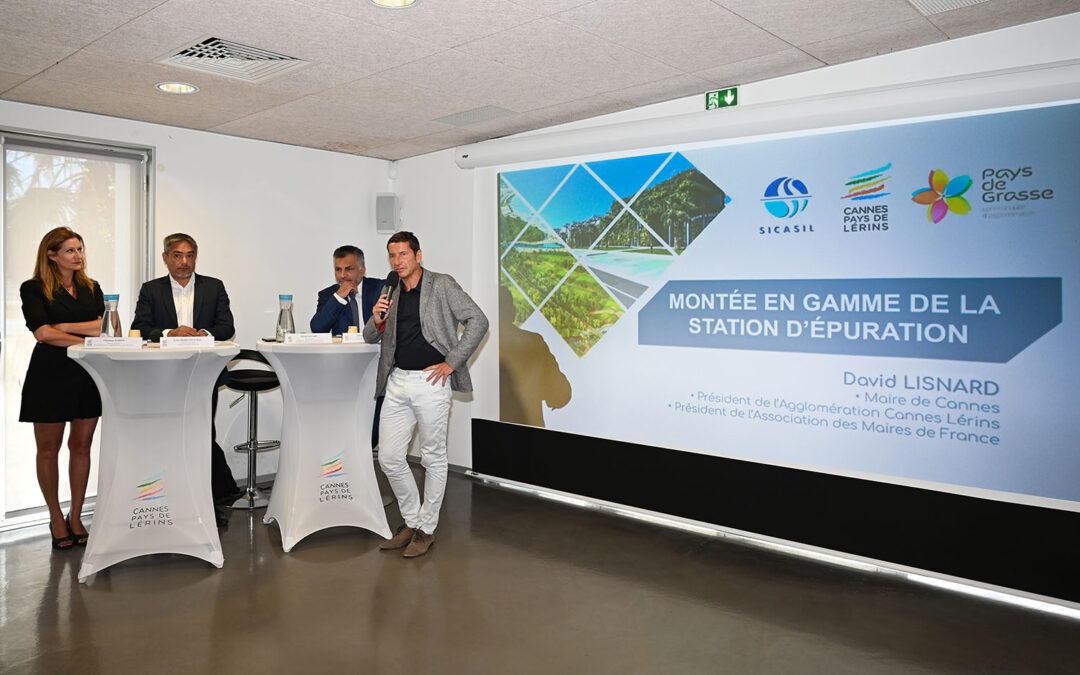 L’Agglomération Cannes Lérins franchit une étape majeure supplémentaire dans la réutilisation des eaux usées traitées
